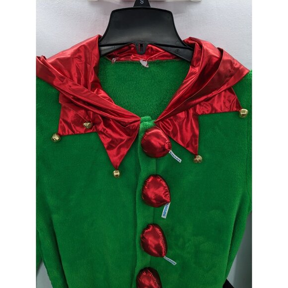 Hersheys Kisses Elf Christmas Jumpsuit Women Size M Holiday Festive Cozy Costume - Picture 15 of 16